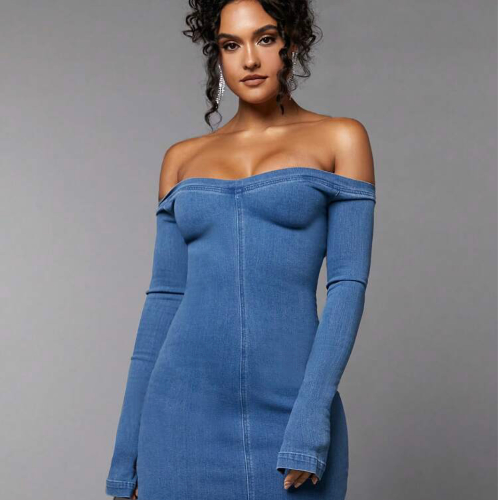 DENIM BODY DRESS